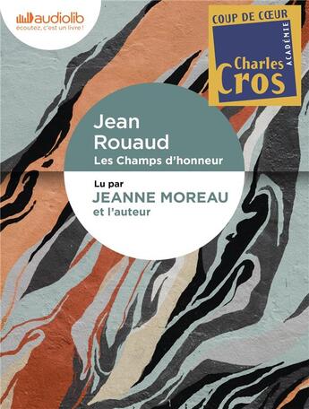 Couverture du livre « Les champs d'honneur - livre audio 1 cd mp3 » de Jean Rouaud aux éditions Audiolib