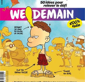 Couverture du livre « WE DEMAIN t.3 ; 100% ado » de We Demain aux éditions We Demain