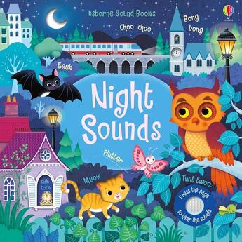 Couverture du livre « Night Sounds » de Sam Taplin et Federica Iossa aux éditions Usborne