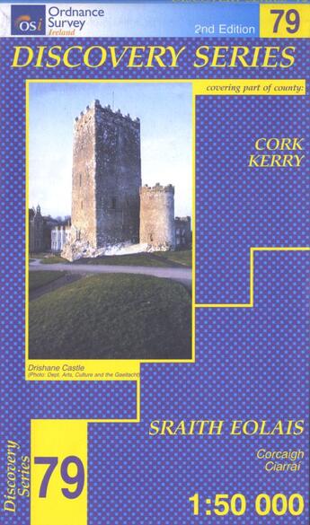 Couverture du livre « **cork kerry » de  aux éditions Ordnance Survey