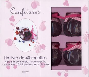 Couverture du livre « Confitures ; coffret » de  aux éditions Hachette Pratique