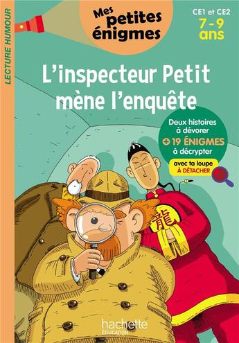 Couverture du livre « L'inspecteur petit mene l'enquete - ce1 et ce2 » de Antonio G. Iturbe aux éditions Hachette Education