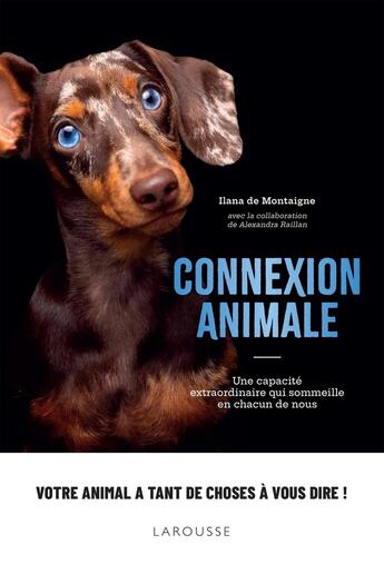 Couverture du livre « Connexion animale : Une capacité extraordinaire qui sommeille en chacun de nous » de Alexandra Raillan et Ilana De Montaigne aux éditions Larousse