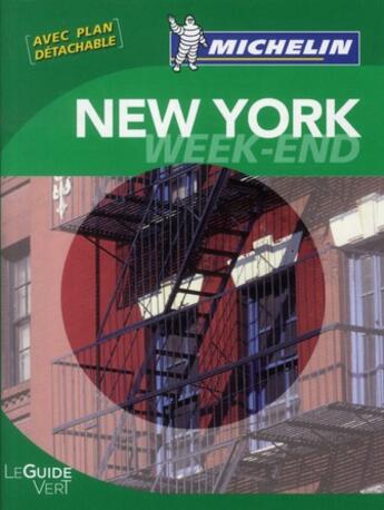 Couverture du livre « Le guide vert week-end ; New York (édition 2011) » de Collectif Michelin aux éditions Michelin