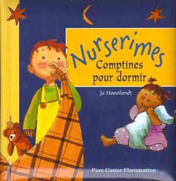 Couverture du livre « Nurserimes, comptines pour dormir - - calin comptines » de Jo Hoestlandt aux éditions Pere Castor