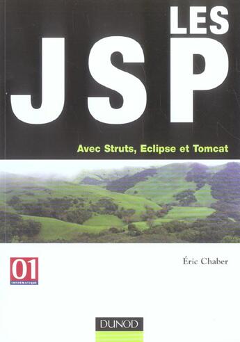 Couverture du livre « Les Jsp ; Avec Struts, Eclipse Et Tomcat » de Eric Chaber aux éditions Dunod