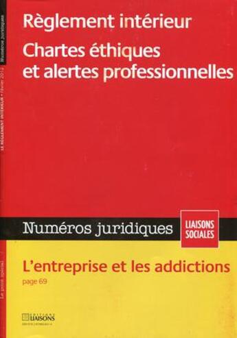 Couverture du livre « Le règlement intérieur » de  aux éditions Liaisons