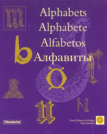 Couverture du livre « Alphabets » de  aux éditions Aventurine