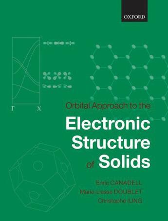 Couverture du livre « Orbital Approach to the Electronic Structure of Solids » de Iung Christophe aux éditions Oup Oxford