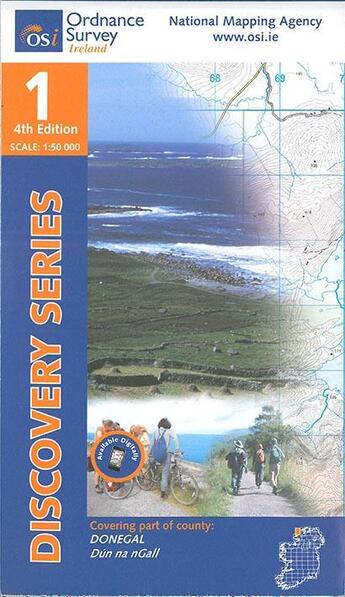 Couverture du livre « Donegal north & west » de  aux éditions Ordnance Survey