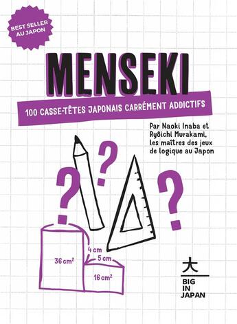 Couverture du livre « Mensekei ; 100 casse-tête japonais carrément addictifs » de Naoki Inaba et Ryochi Murakami aux éditions Hachette Pratique