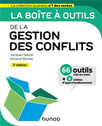 Couverture du livre « La boîte à outils : de la gestion des conflits » de Arnaud Stimec et Jacques Salzer aux éditions Dunod