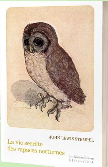 Couverture du livre « La vie secrète des rapaces nocturnes » de John Lewis-Stempel aux éditions Klincksieck