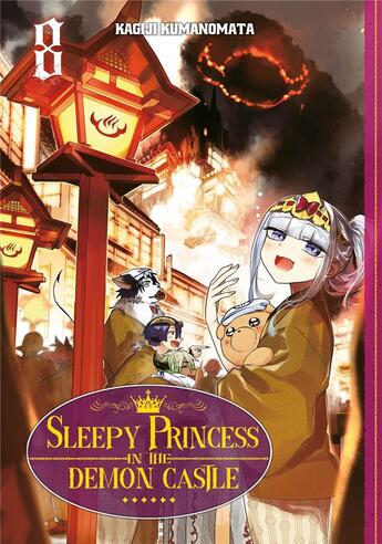 Couverture du livre « Sleepy princess in the demon castle Tome 8 » de Kumanomata Kagiji aux éditions Meian