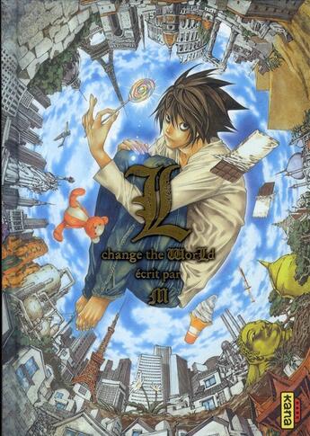 Couverture du livre « Death note Tome 2 : L change the world » de Nisioisin et Takeshi Obata aux éditions Kana