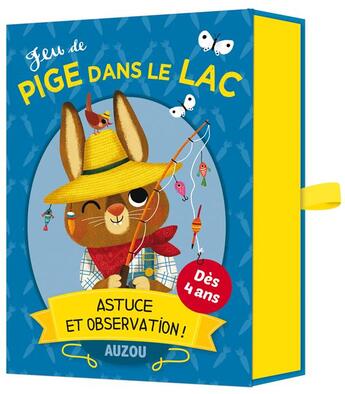 Couverture du livre « Jeu de pige dans le lac ! » de Miriam Bos aux éditions Philippe Auzou