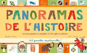 Couverture du livre « Panoramas de l'histoire » de Geraldine Cosneau aux éditions Mila