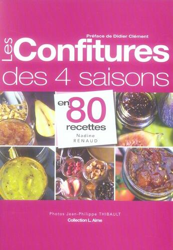 Couverture du livre « Les confitures en 80 recettes » de Jean-Philippe Thibault aux éditions Sepp