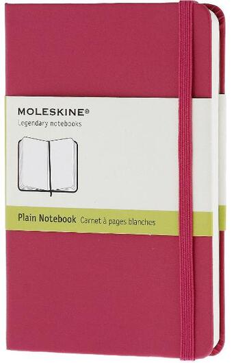 Couverture du livre « Carnet blanc - format de poche - couverture rigide magenta » de Moleskine aux éditions Moleskine Papet