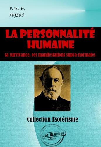 Couverture du livre « La personnalité humaine » de F. W. H. Myers aux éditions Ink Book