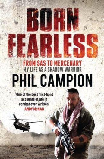 Couverture du livre « Born Fearless » de Campion Big Phil aux éditions Quercus Publishing Digital