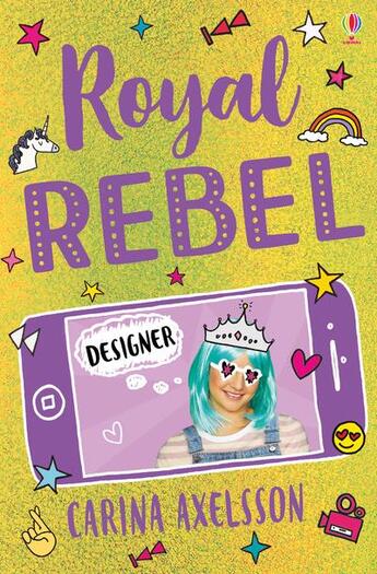 Couverture du livre « Royal rebel : designer » de Carina Axelsson aux éditions Usborne