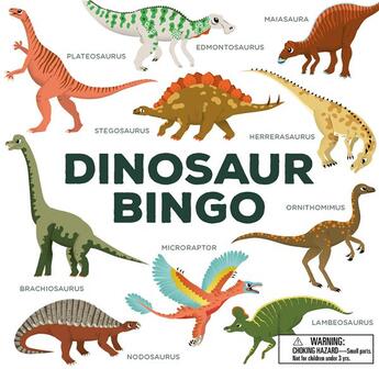 Couverture du livre « Dinosaur bingo /anglais » de Caroline Selmes aux éditions Laurence King