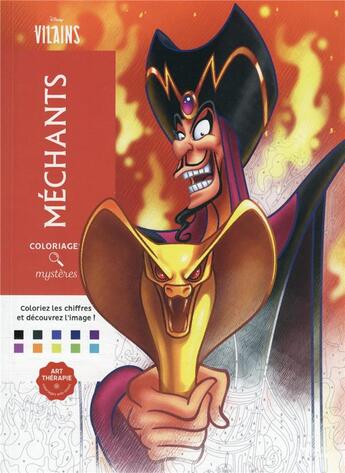 Couverture du livre « Art-thérapie ; coloriages mystères : Disney vilains : méchants » de Jeremy Mariez aux éditions Hachette Pratique