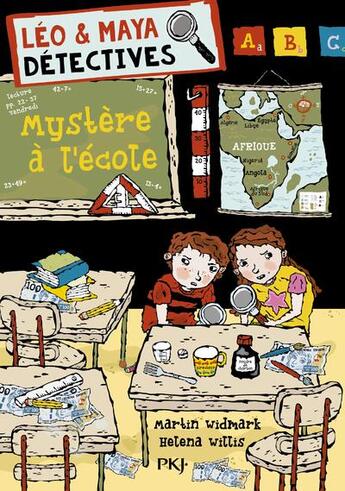 Couverture du livre « Léo & Maya, détectives Tome 8 : mystère à l'école » de Martin Widmark et Helena Willis aux éditions Pocket Jeunesse