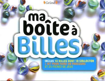 Couverture du livre « Ma boîte à billes ; coffret » de Emmanuelle Radiguer aux éditions Grund