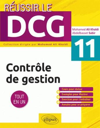 Couverture du livre « Contrôle de gestion UE11 » de Mohamed Ali Khaldi et Abdelbasset Sabir aux éditions Ellipses