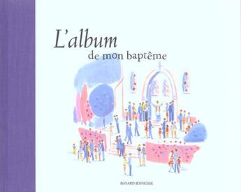 Couverture du livre « L'album de mon baptême » de Virginie Aladjidi aux éditions Bayard Soleil