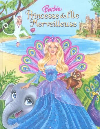 Couverture du livre « Barbie, princesse de l'ile merveilleuse » de Man-Kong/Ruby/Lesser aux éditions Hemma