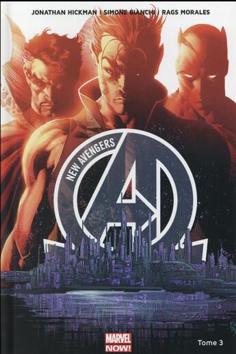 Couverture du livre « The new Avengers Tome 3 : d'autres mondes » de Rags Morales et Simone Bianchi et Jonathan Hickman aux éditions Panini