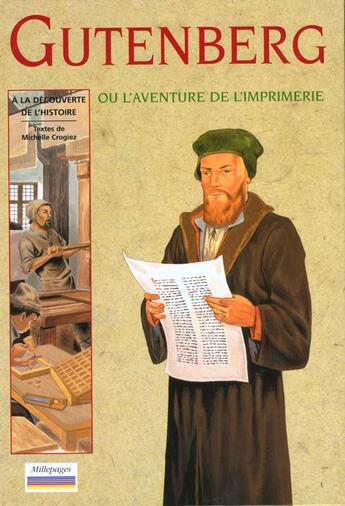 Couverture du livre « Gutenberg » de Crogiez aux éditions Millepages