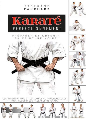 Couverture du livre « Karaté perfectionnement : Préparer et obtenir sa ceinture noire » de Stephane Fauchard aux éditions Budo