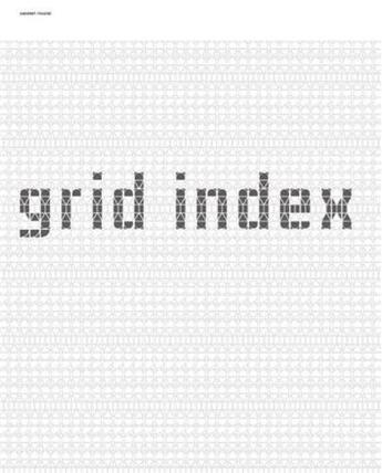 Couverture du livre « Grid index » de Hayon Jaime aux éditions Dgv