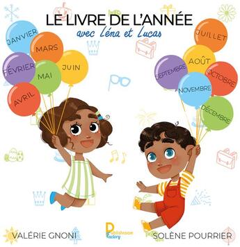 Couverture du livre « Le livre de l'année avec Léna & Lucas » de Valerie Gnoni et Solene Pourrier aux éditions Publishroom Factory