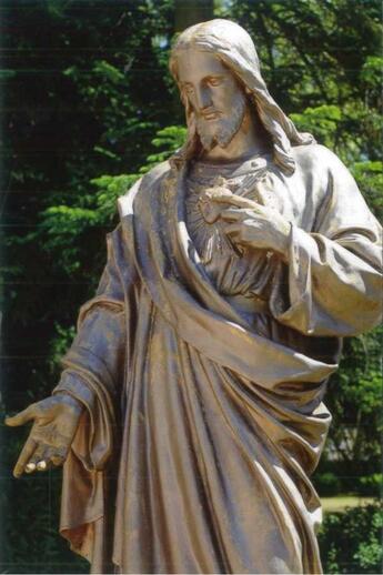 Couverture du livre « Paray-le-monial, 71 parc des chapelains, la statue du sacre-coeur » de Gascioli Frederic aux éditions Emmanuel