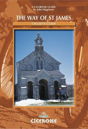 Couverture du livre « The way of st james a cyclist s guide » de J.Higginson aux éditions Cicerone Press