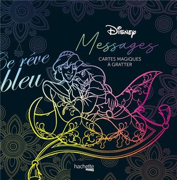 Couverture du livre « Messages ; cartes magiques à gratter » de Disney aux éditions Hachette Pratique