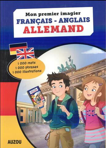 Couverture du livre « Mon premier imagier français - anglais - allemand » de Laure-Elie Hoegen-Beringer aux éditions Auzou