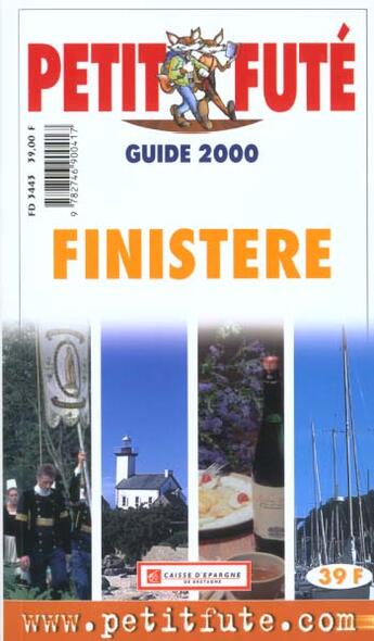 Couverture du livre « Finistere 2000-2001, le petit fute » de Collectif Petit Fute aux éditions Le Petit Fute