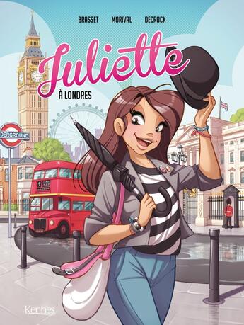 Couverture du livre « Juliette Tome 3 : Juliette à Londres » de Emilie Decrock et Lisette Morival et Rose-Line Brasset aux éditions Les 3 As