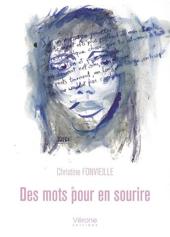 Couverture du livre « Des mots pour en sourire » de Christine Fonvieille aux éditions Verone