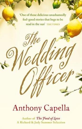 Couverture du livre « The Wedding Officer » de Anthony Capella aux éditions Sphere