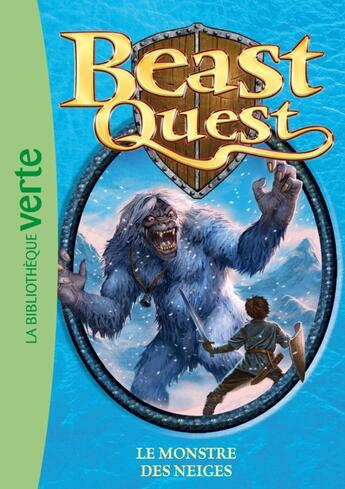 Couverture du livre « Beast Quest Tome 5 : le monstre des neiges » de Adam Blade aux éditions Hachette Jeunesse