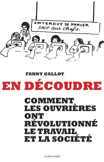 Couverture du livre « En découdre » de Fanny Gallot aux éditions La Decouverte