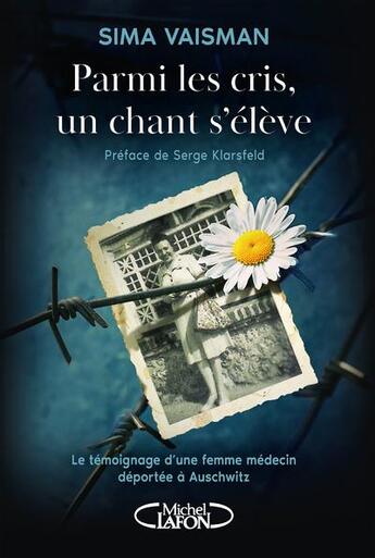 Couverture du livre « Parmi les cris, un chant s'élève » de Sima Vaisman aux éditions Michel Lafon