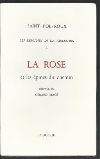 Couverture du livre « Les Reposoirs De A Procession - Tome 1 » de Saint-Pol-Roux aux éditions Rougerie